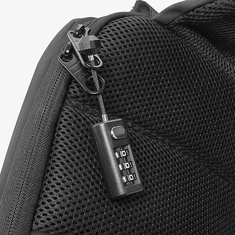 3 Digit Password Lock Mini Luggage Padlock Resettable Coded Lock thumbnail 3