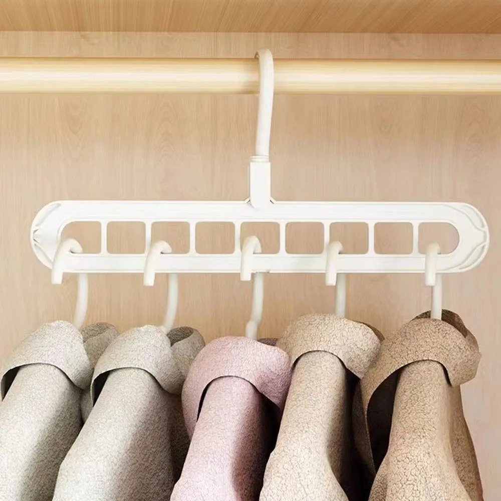 3PCS Foldable Clothes Hanger Set | Space-Saving Rotating Wardrobe Organizer thumbnail 10