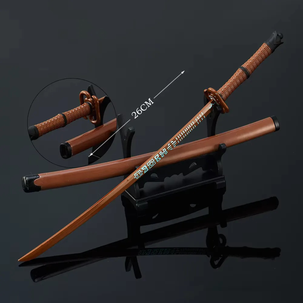 22cm Unicorn Katana Science Fiction Game Peripherasls All Metal Sword Gift Toys
