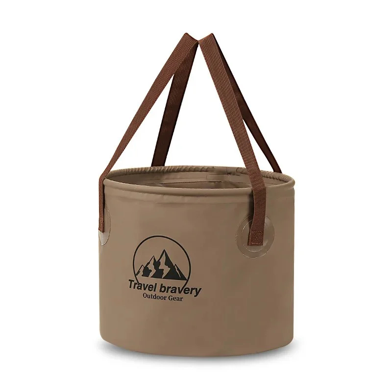 20L Car Folding Bucket Waterproof Foldable Sink Portable Travel Foldable Basin Camping Hiking Fishing Storage Bucket