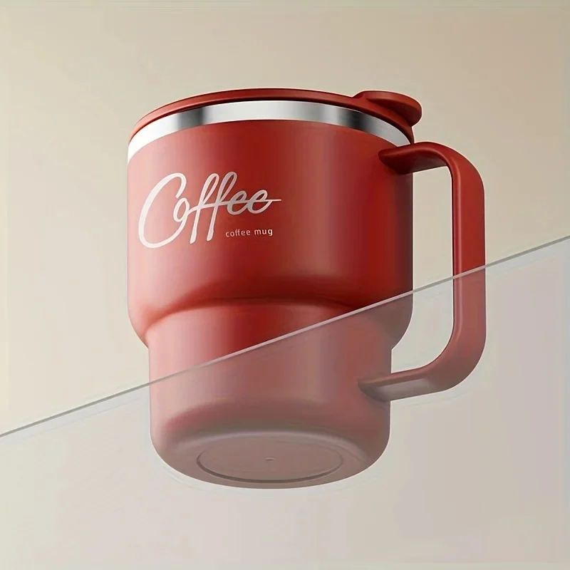304 Stainless Steel 400ml Insulated Coffee Mug – Double Wall Leakproof Travel Cup