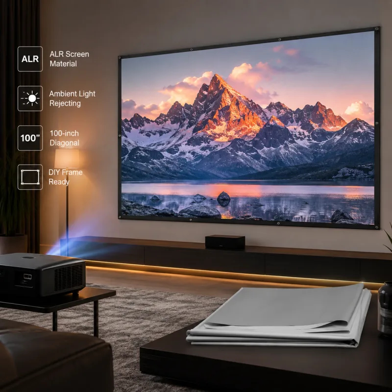 100 Inch ALR Projector Screen Paper for Anti Light Reflection Projection thumbnail 2