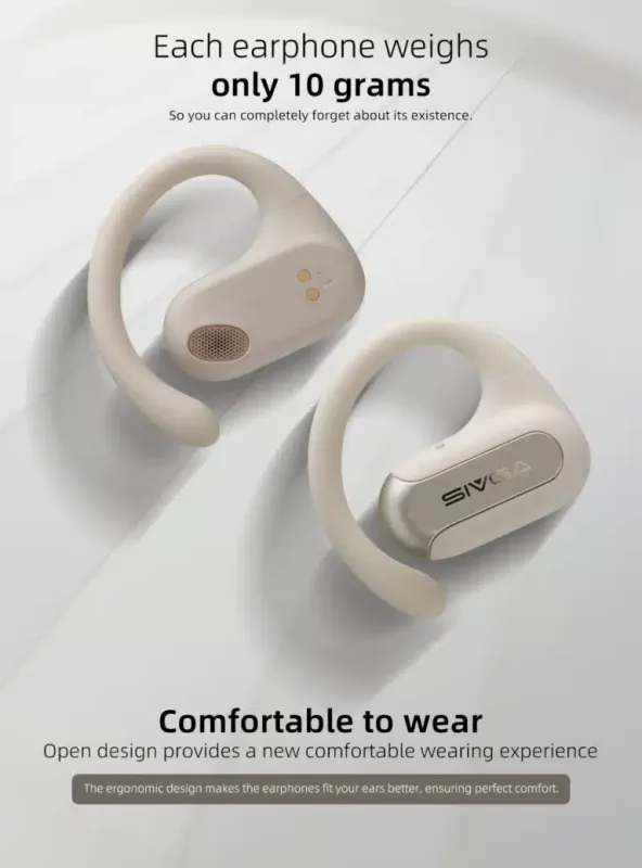 SIVGA SO2 Open-ear True Wireless Sports Earbuds (IPX5, AI Call Noise Cancellation, 30H) thumbnail 3