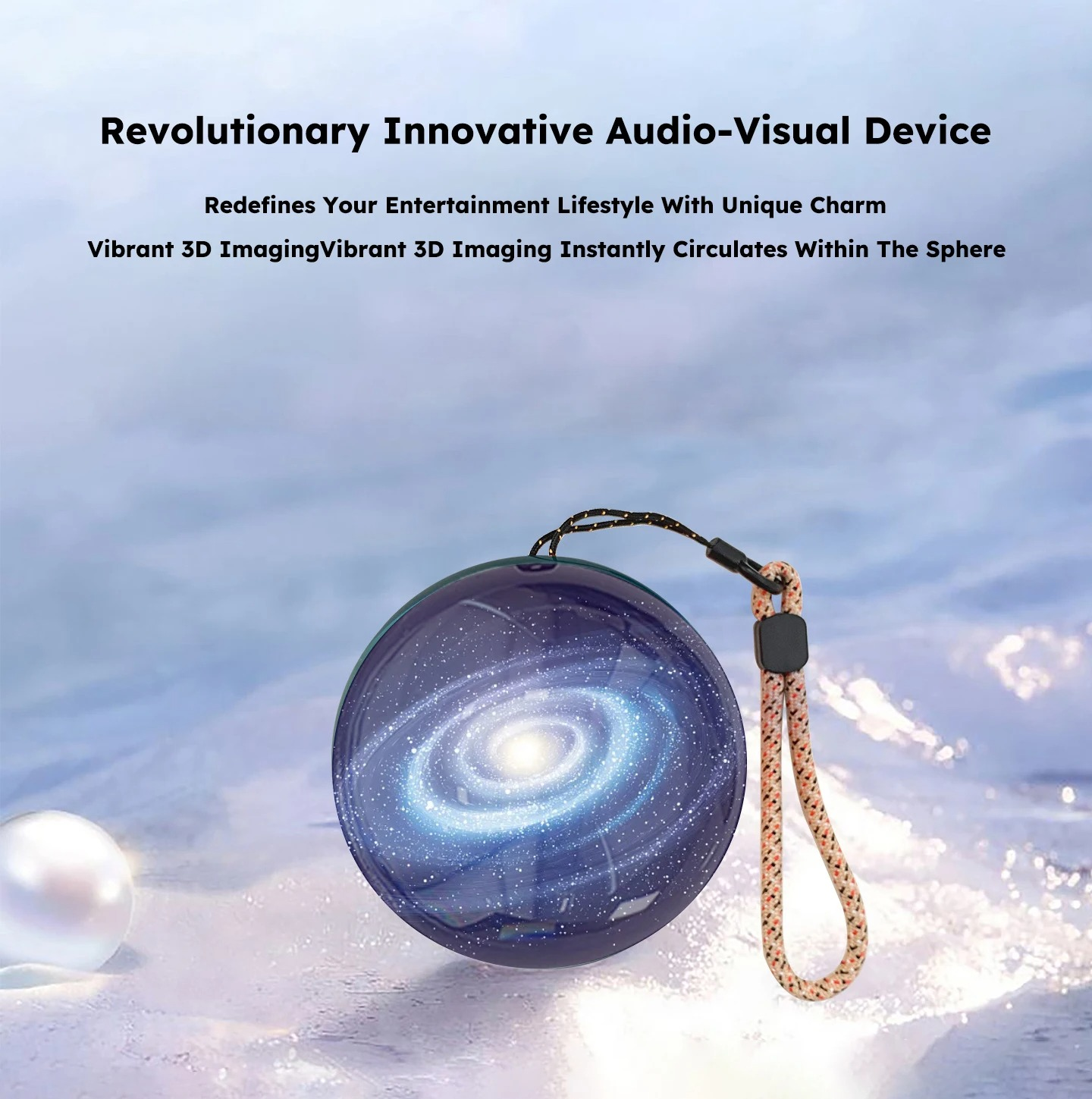 3D Crystal Ball Digital Video Photo Album DIY Video Glass Ball Crystal Ball Digital Video Display Gift with Electronic Screen thumbnail 4
