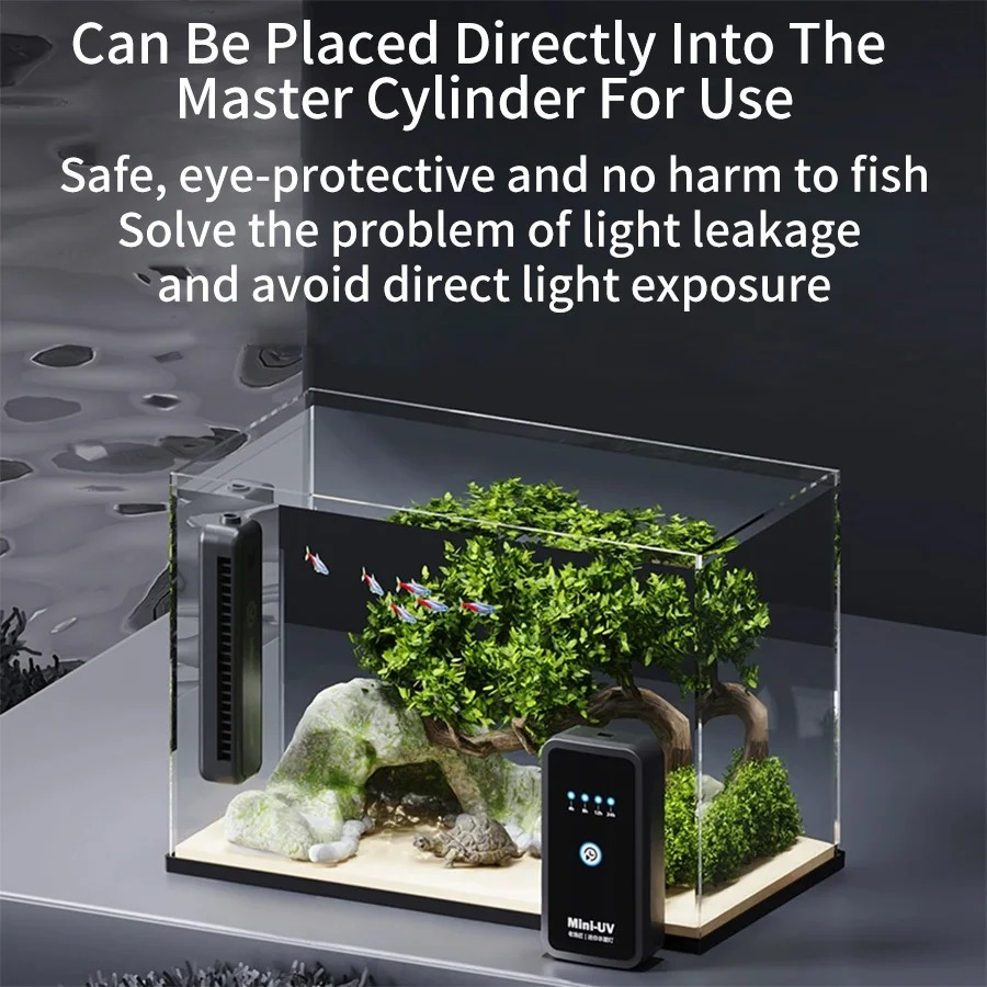 220-240V Aquarium UV Mini Sterilization Lamp 3W with Digital Timer thumbnail 3