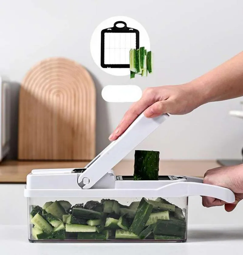 26 in 1 Vegetable Chopper Kitchen Multifunctional Slicer thumbnail 6