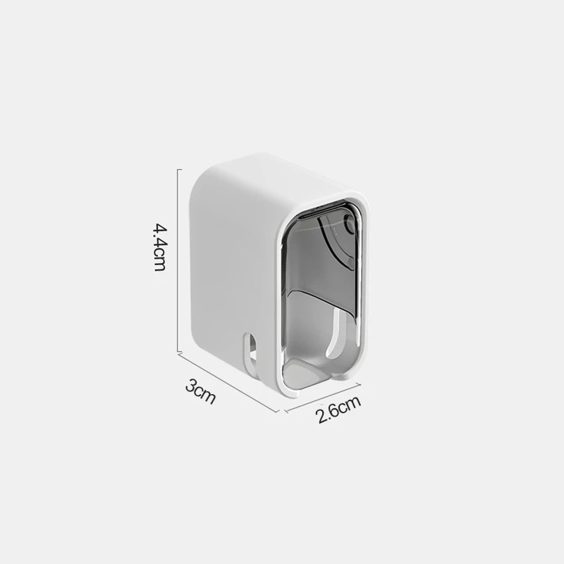 2PCS Flip-Top Wall Mounted Toothbrush Holder – Dustproof Bathroom Toothbrush Storage Box thumbnail 7
