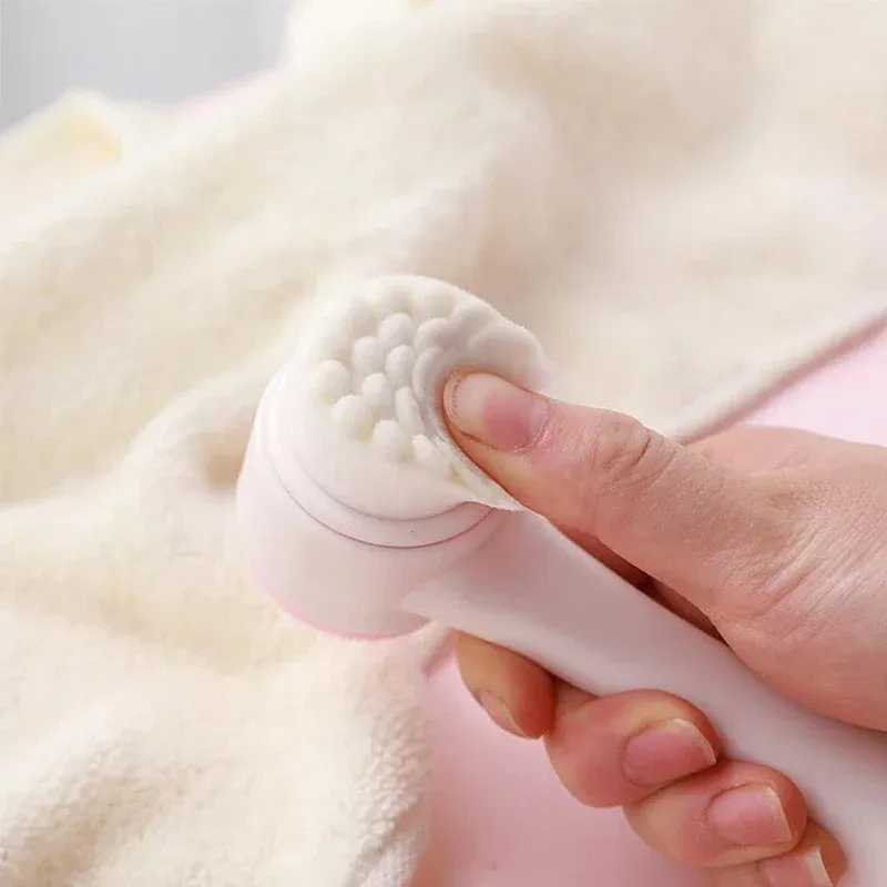 3D Double Silicone Facial Cleansing Brush Manual Massage thumbnail 3