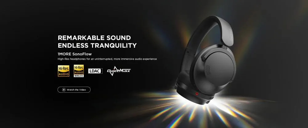 1MORE SonoFlow ANC Headphones LDAC Hi-Res Audio thumbnail 2