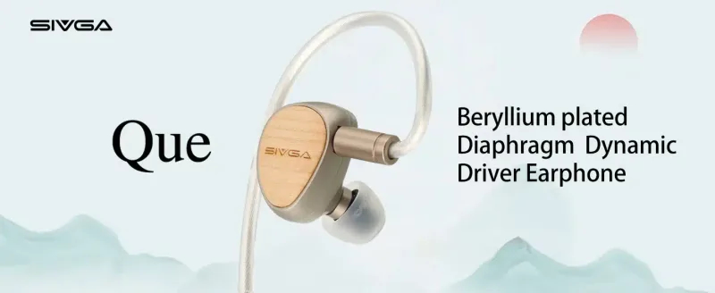 SIVGA Que Beryllium-Plated Dynamic Driver IEM Earphone thumbnail 4