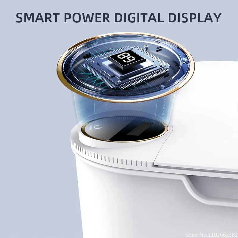 18L Type-C Rechargeable Smart Sensor Trash Can With Display Automatic Induction thumbnail 6