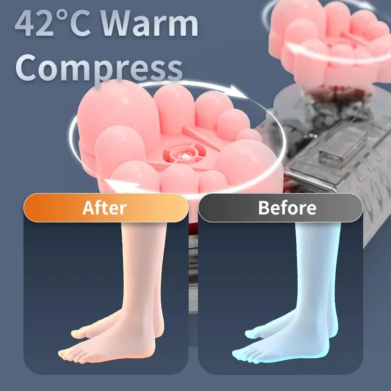 2 in 1 Shiatsu Foot Massager with Heat Tired Muscles Pain Relief thumbnail 7
