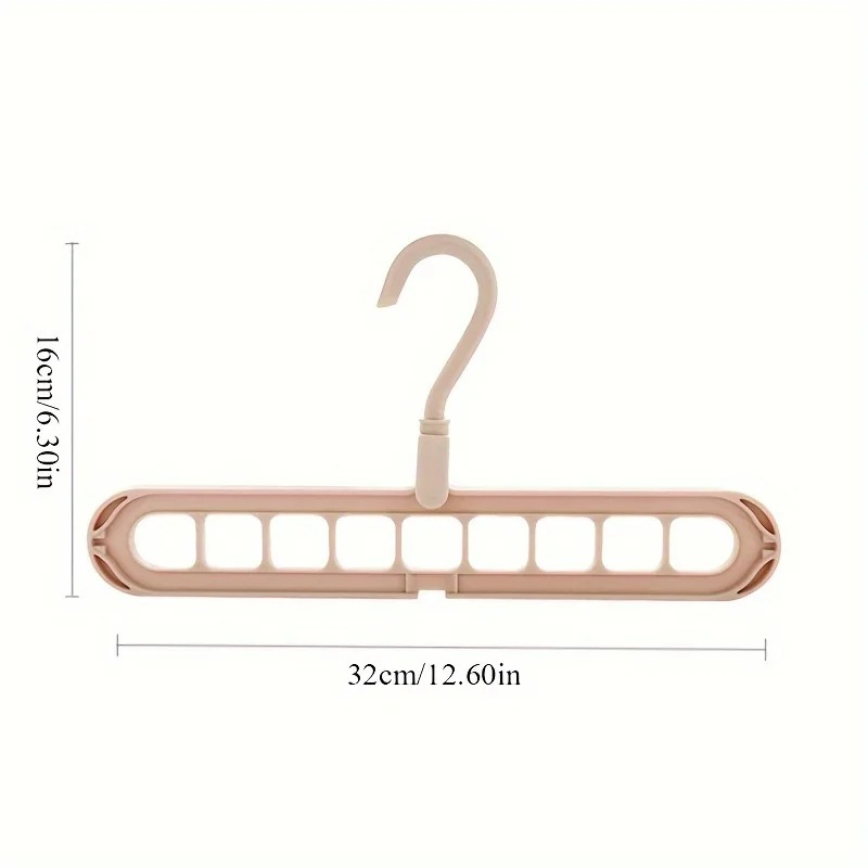 3PCS Foldable Clothes Hanger Set | Space-Saving Rotating Wardrobe Organizer thumbnail 7