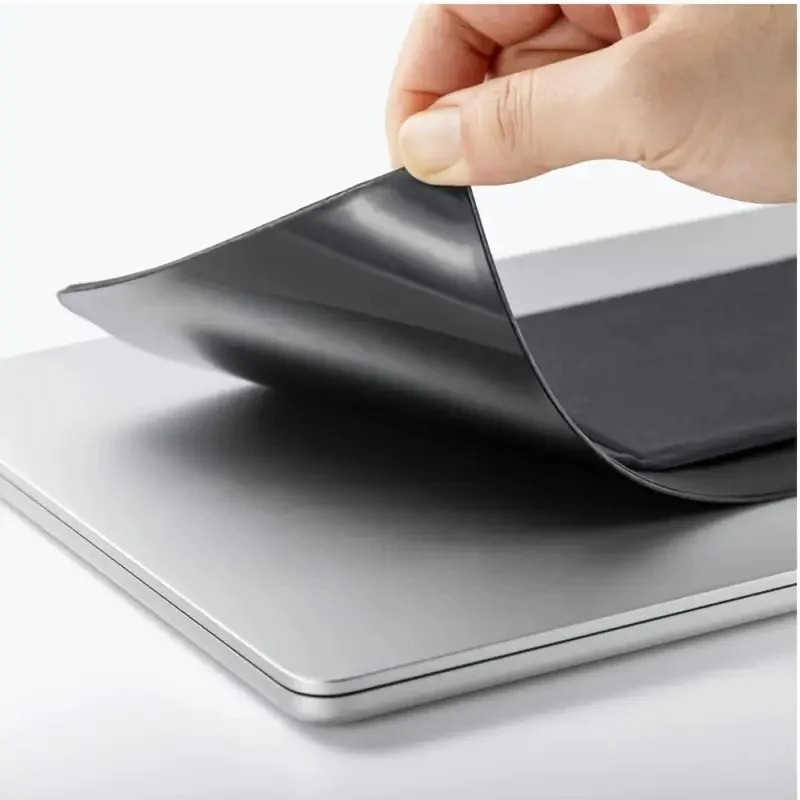 3-Pocket Mouse Storage Bag, Self-adhesive Mouse Storage Bag, Self-Adhesive Multi-Functional Organizer for Laptop Cable & Earphone thumbnail 4