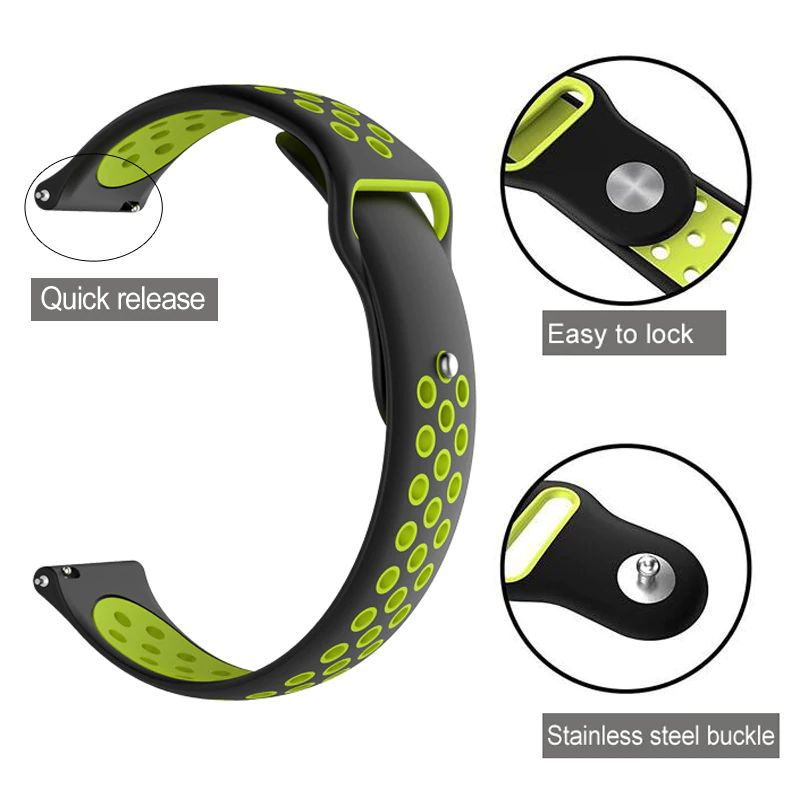 22mm Premium Silicone Band Strap thumbnail 19