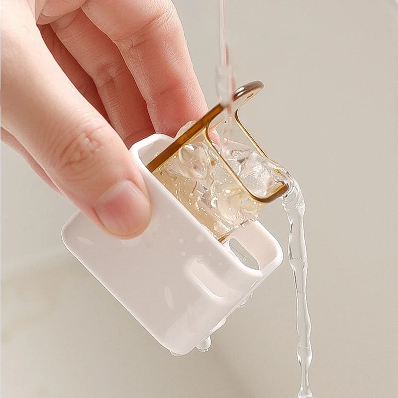 2PCS Flip-Top Wall Mounted Toothbrush Holder – Dustproof Bathroom Toothbrush Storage Box thumbnail 2
